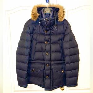 Moncler Rethel Giubbotto Wool Down Parka Size 5